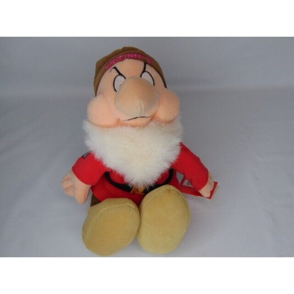 Disney Store 12" Sitting Grumpy Doll /Shelf Sitter- (Snow White &  7 Dwarfs) tag - Picture 12 of 14